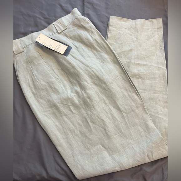 (Vintage) Women’s Giorgio Sant’Angelo Linen Pants - Picture 3 of 4